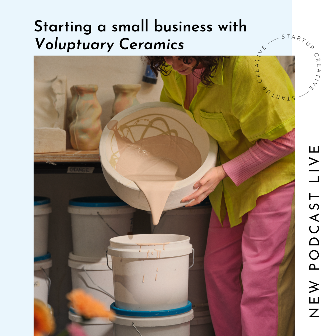 Starting a small business with Voluptuary Ceramics