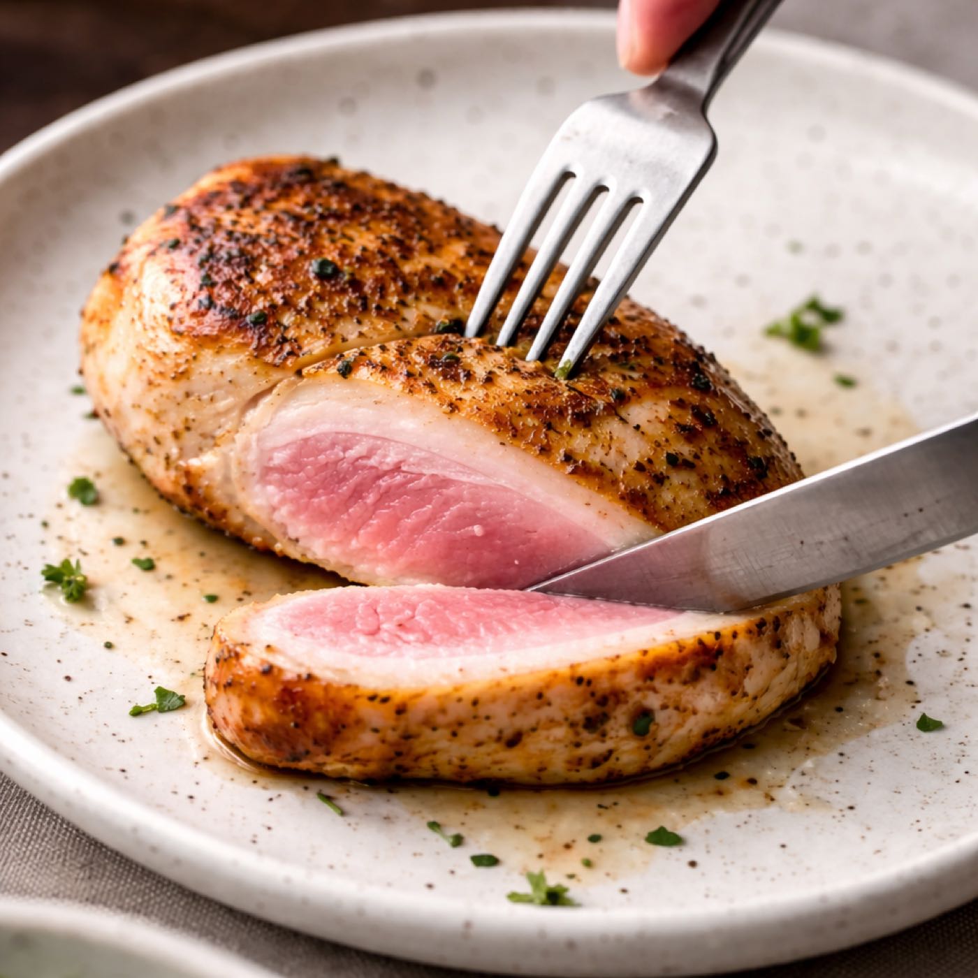 872. Medium Rare Chicken