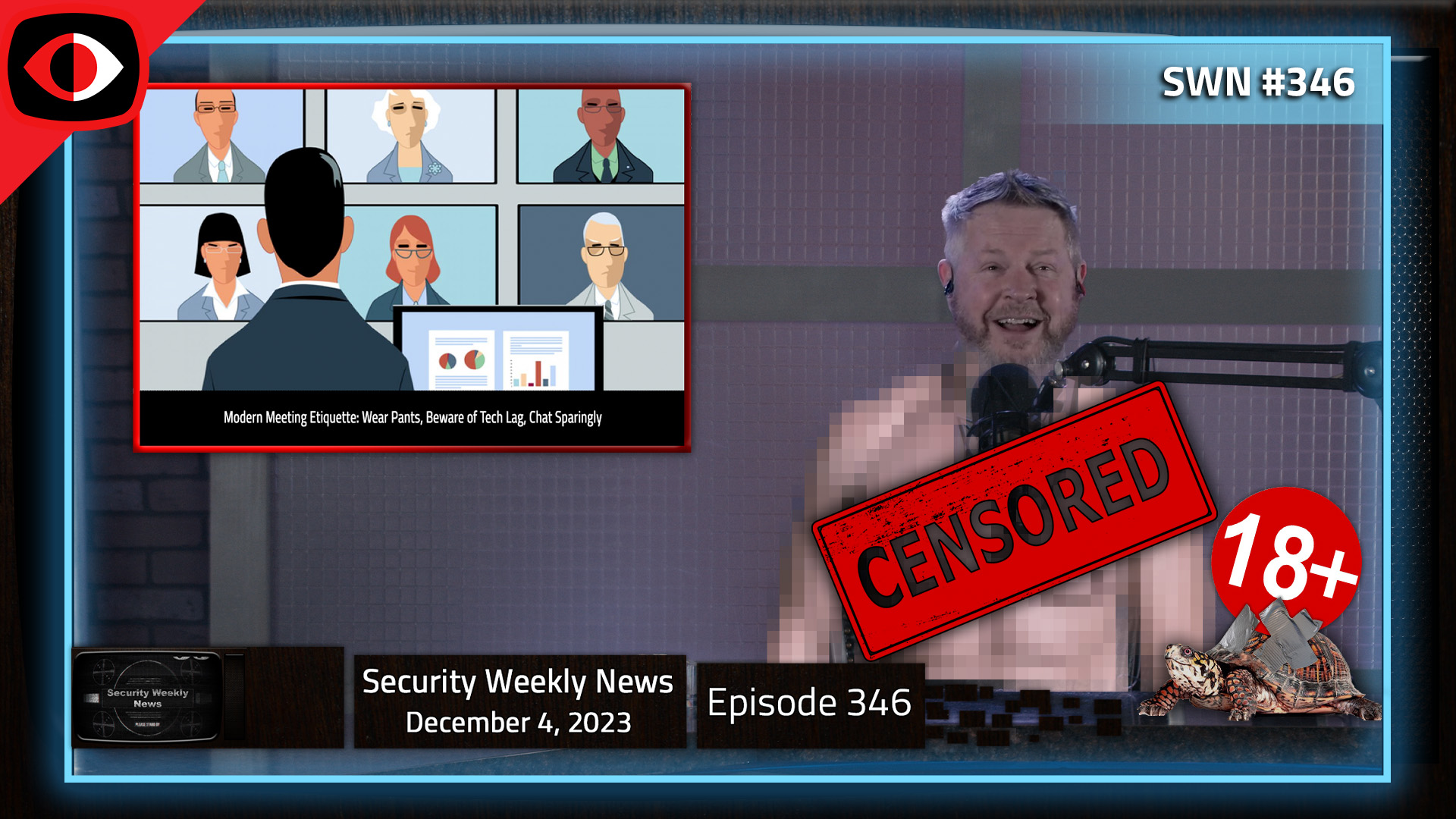 Surprise Cam Nudes, Staples, Turtle, Apple, 23andme, P2Pinfect, Gmail, Jason Woods - SWN #346