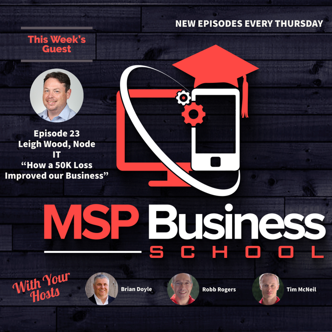 cover of episode Leigh Wood, Node IT “How a $50K Loss Improved our Business”