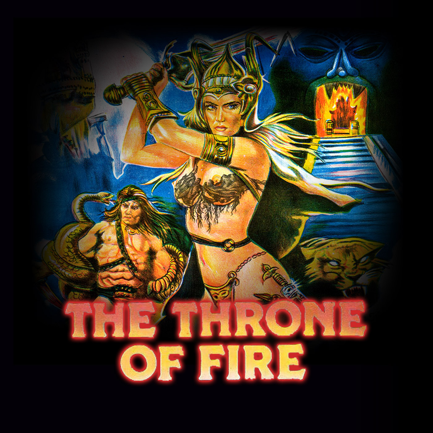 cover of episode The Throne of Fire (1983)