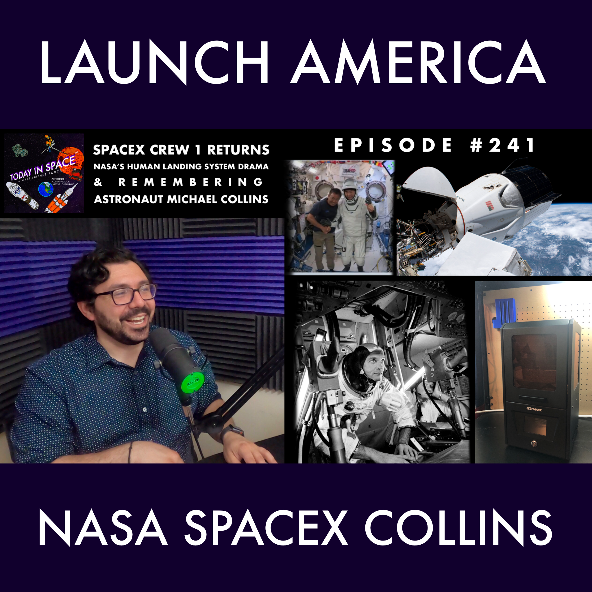 SpaceX's Crew 1 returns to Earth, NASA's HLS Drama, & remembering Astronaut Michael Collins