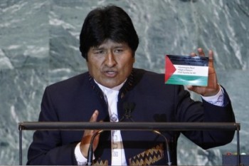 Evo Morales at the United Nations