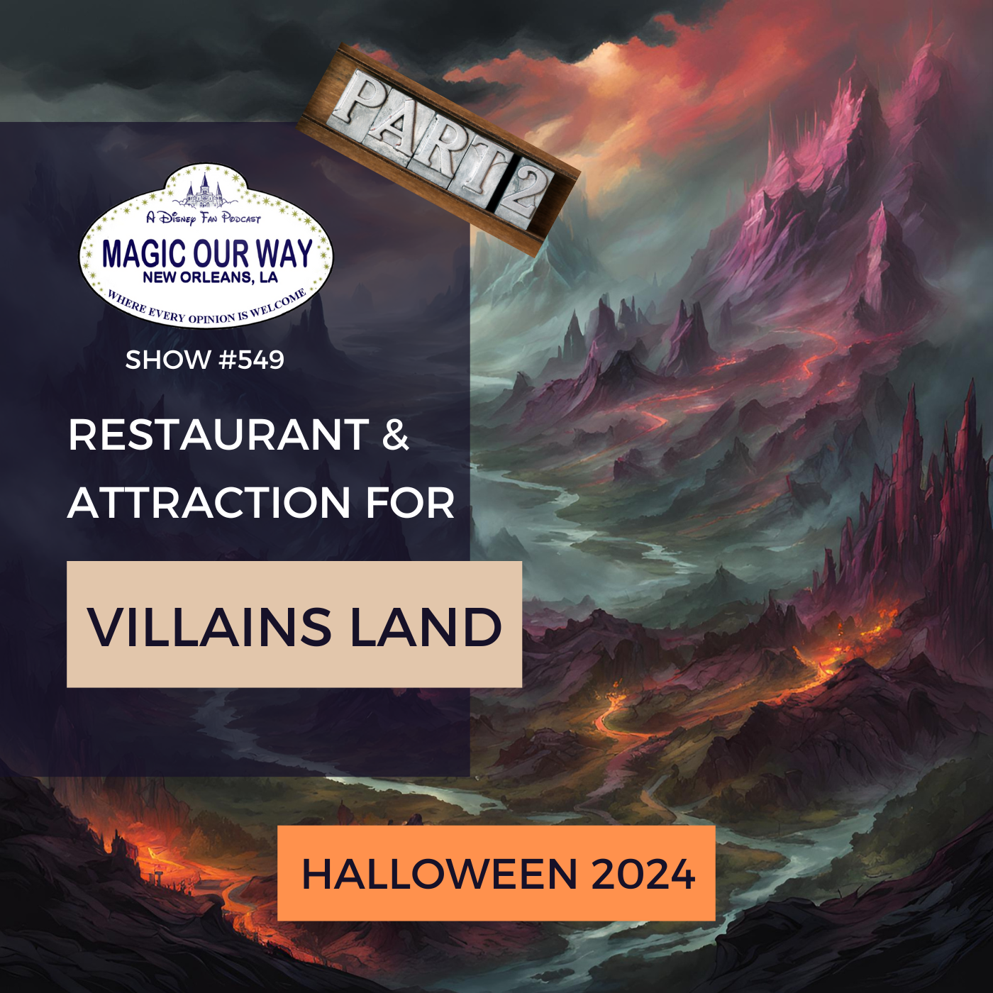 cover of episode Villains Land: Halloween Show 2024, Part 2 - MOW #549