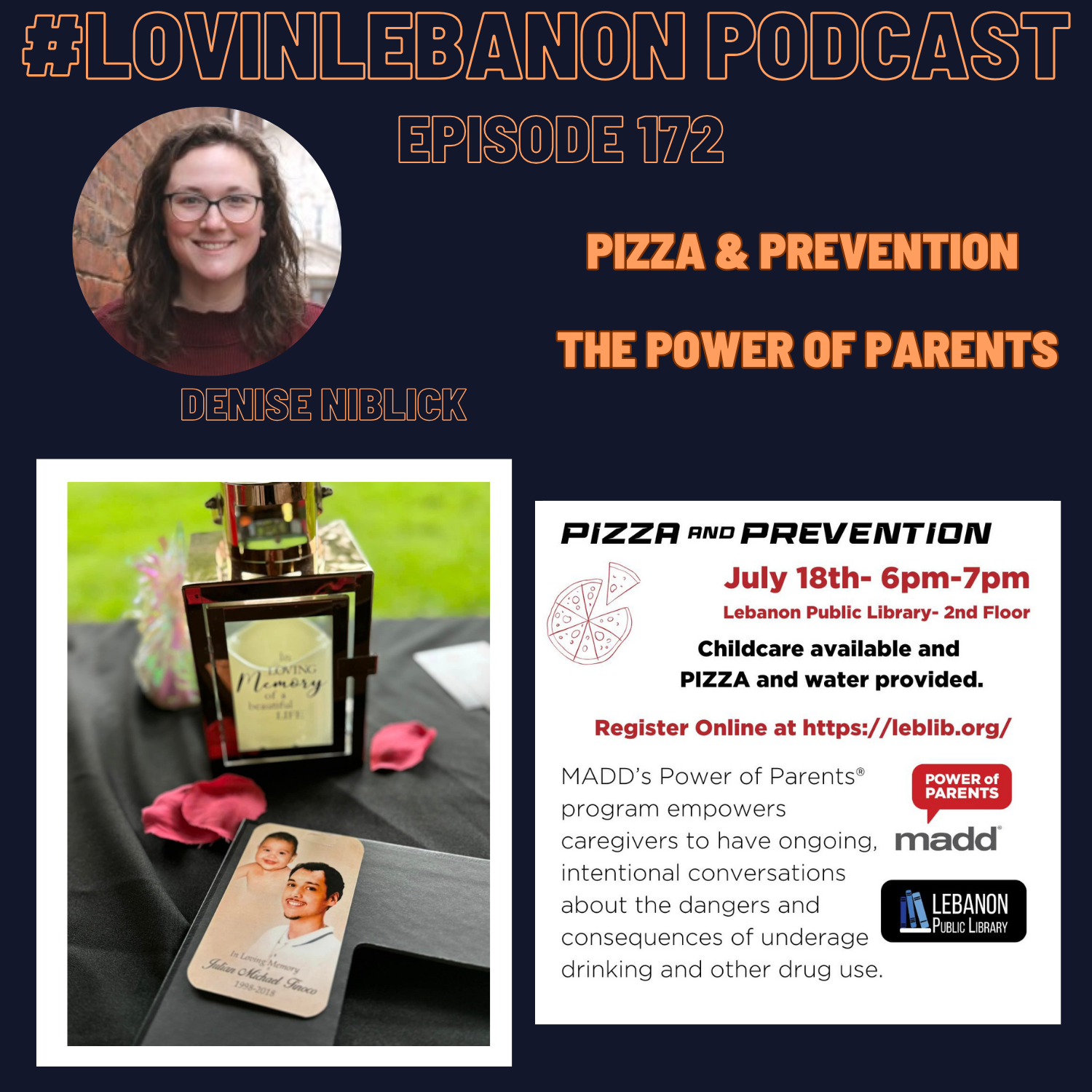 Episode 172 - MADD Pizza & Prevention | Denise Niblick