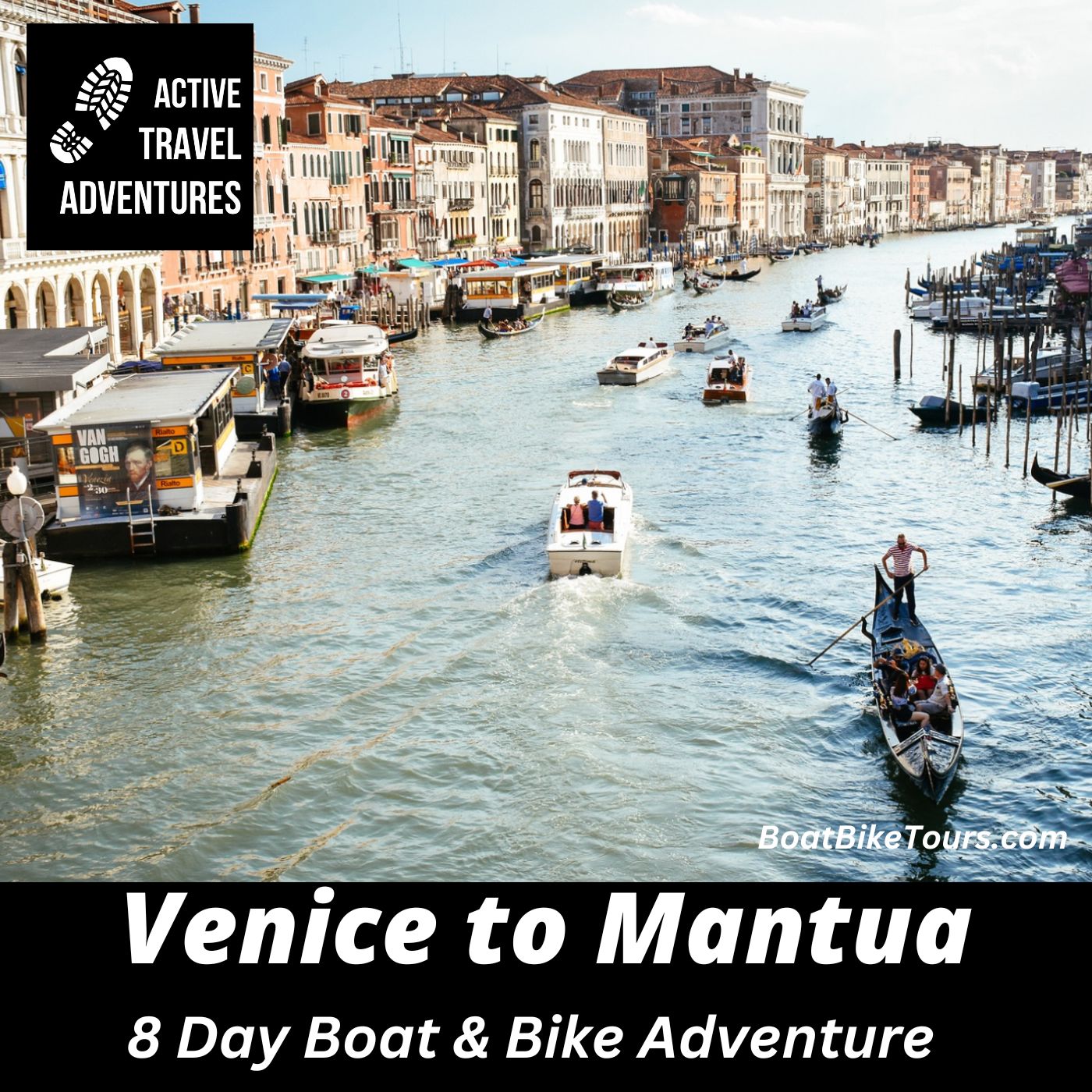 Boat and Bike from Venice to Mantua 8 Day Cycling Adventure