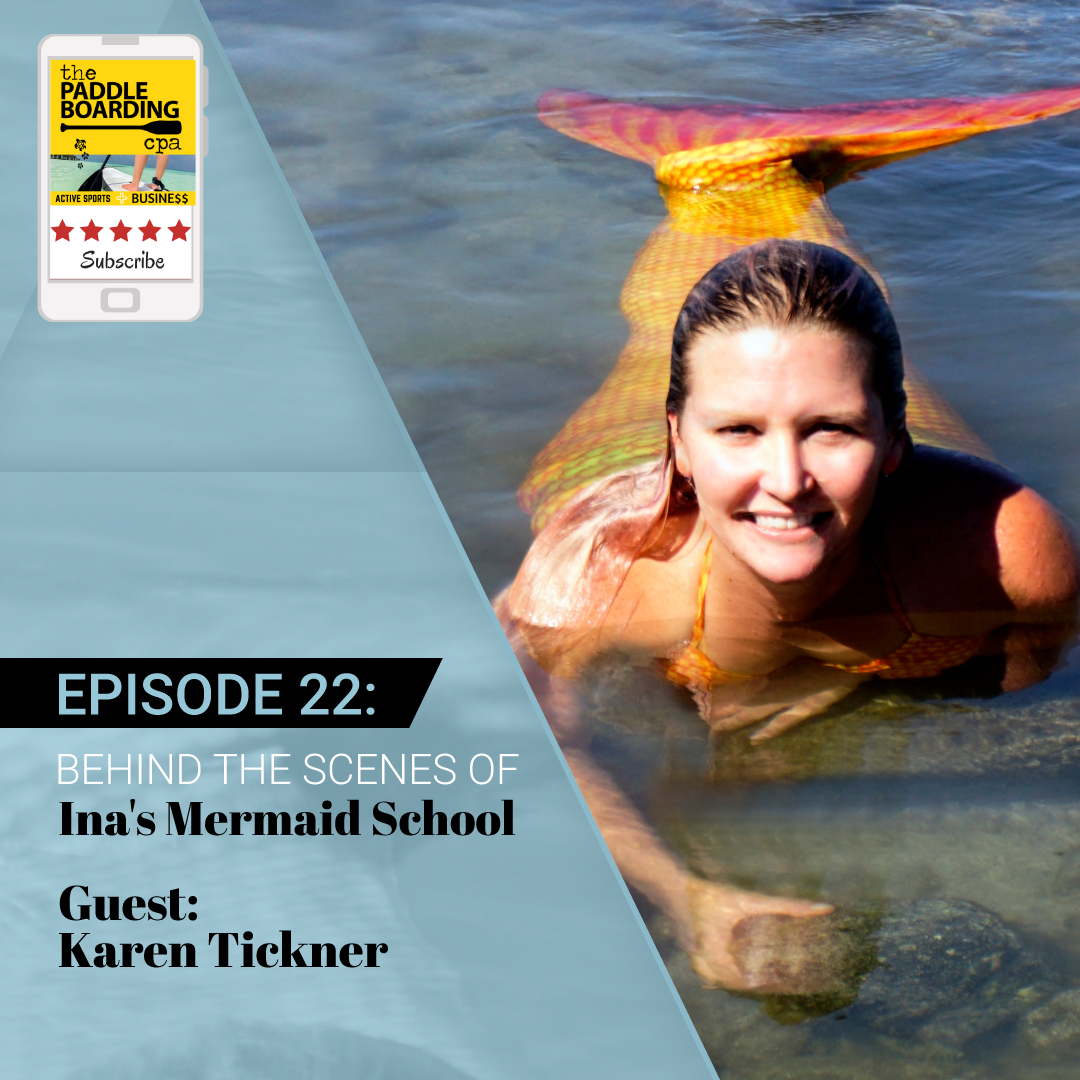 Ina's Mermaid School with SUP instructor, pilates fitness trainer and free diver Karen Tickner - 022