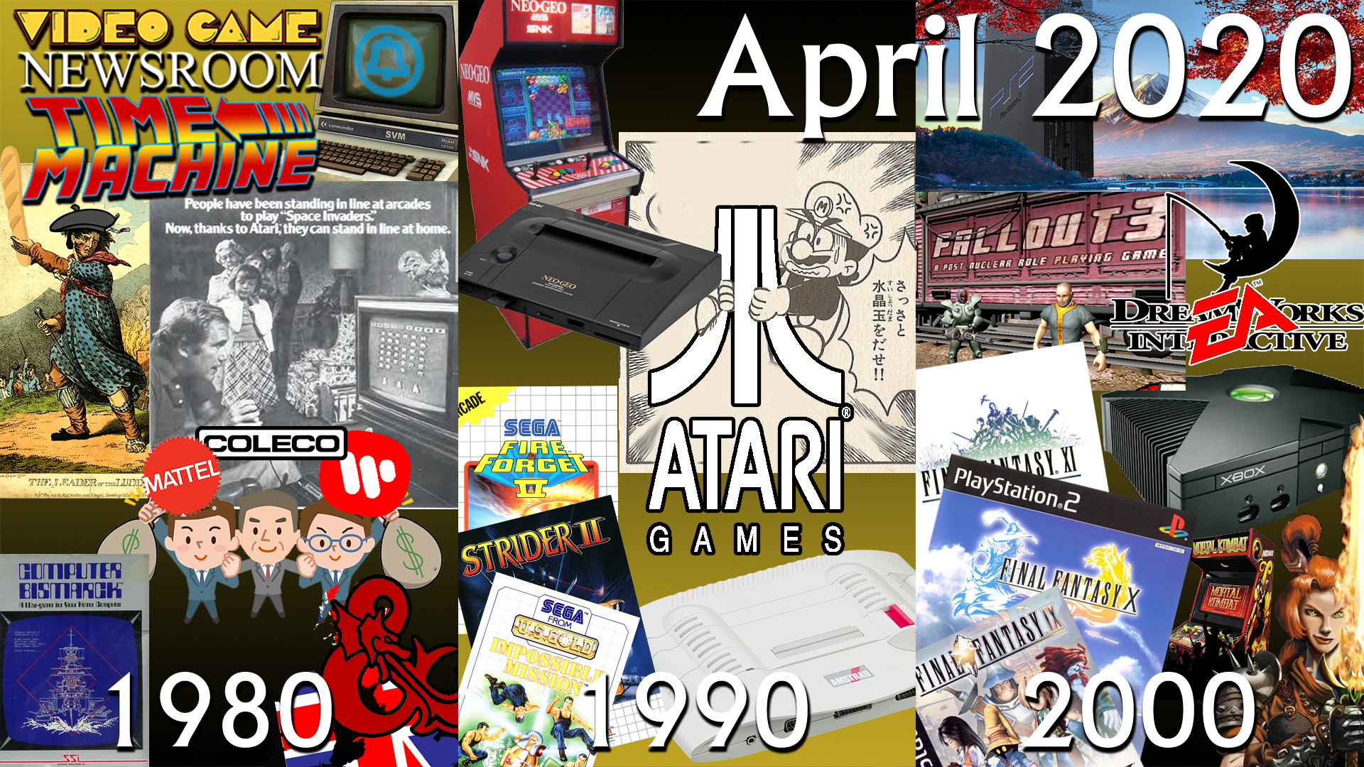 Video Game Newsroom Time Machine