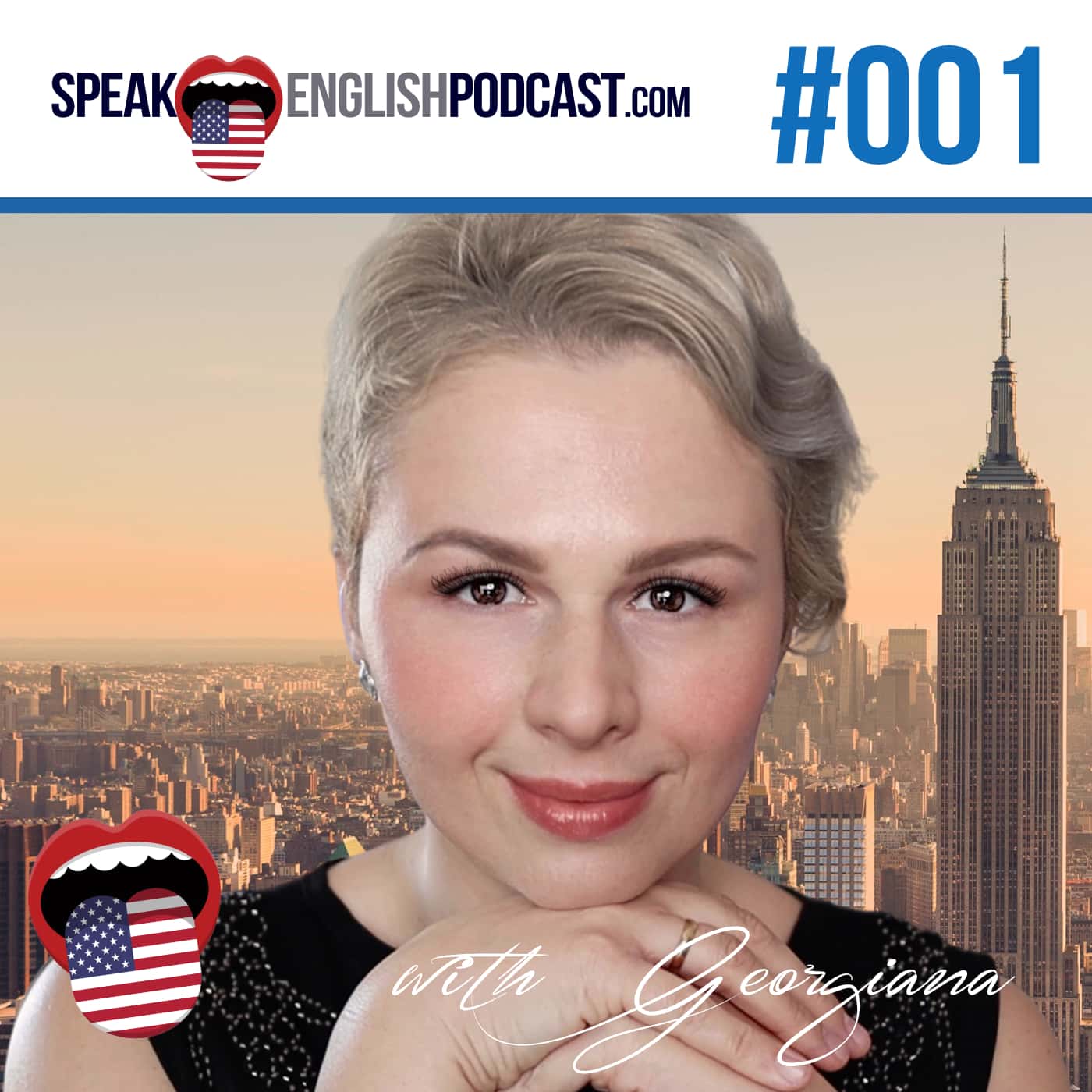 cover of episode #001 Welcome to The Speak English Now Podcast - First Episode