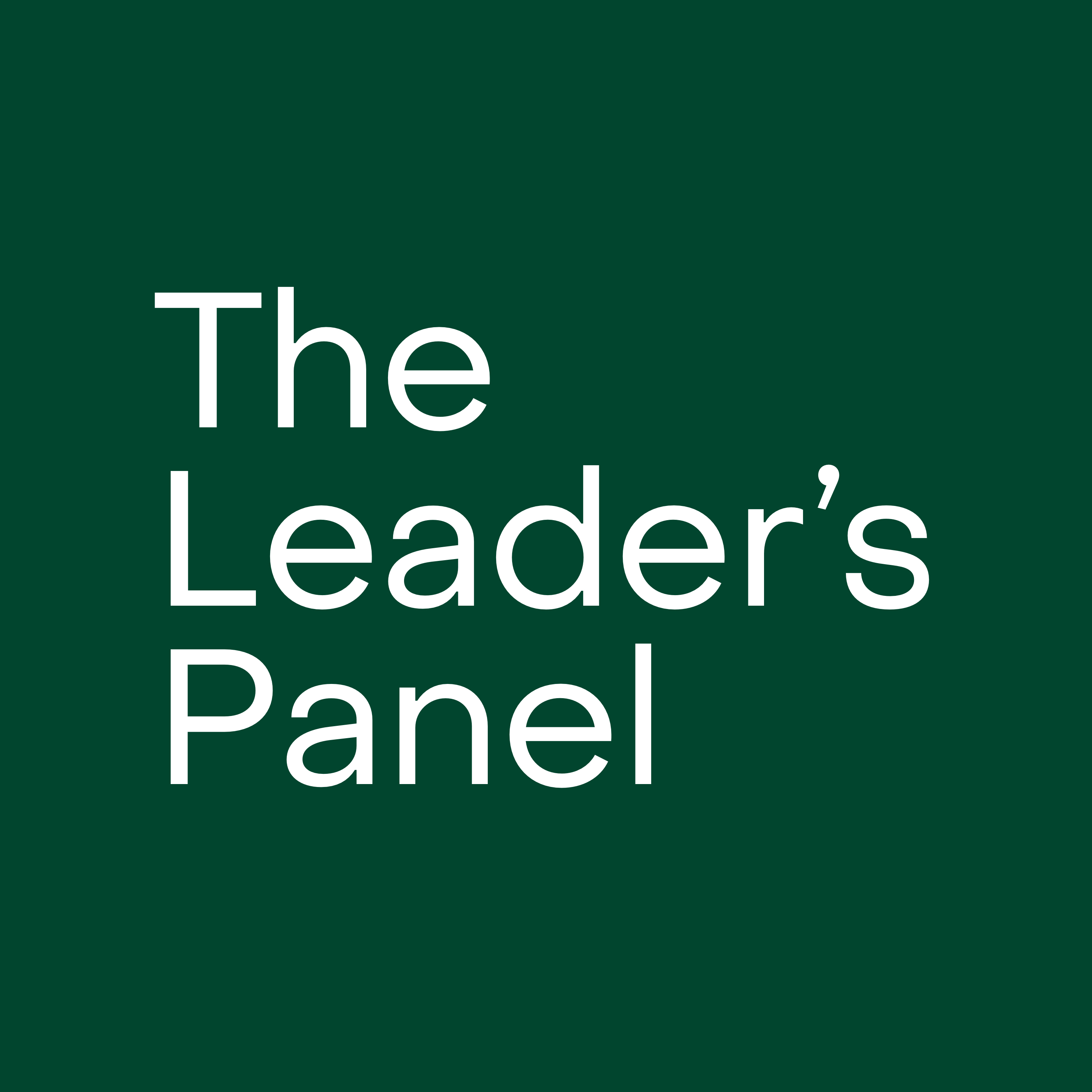 The Leader\'s Panel