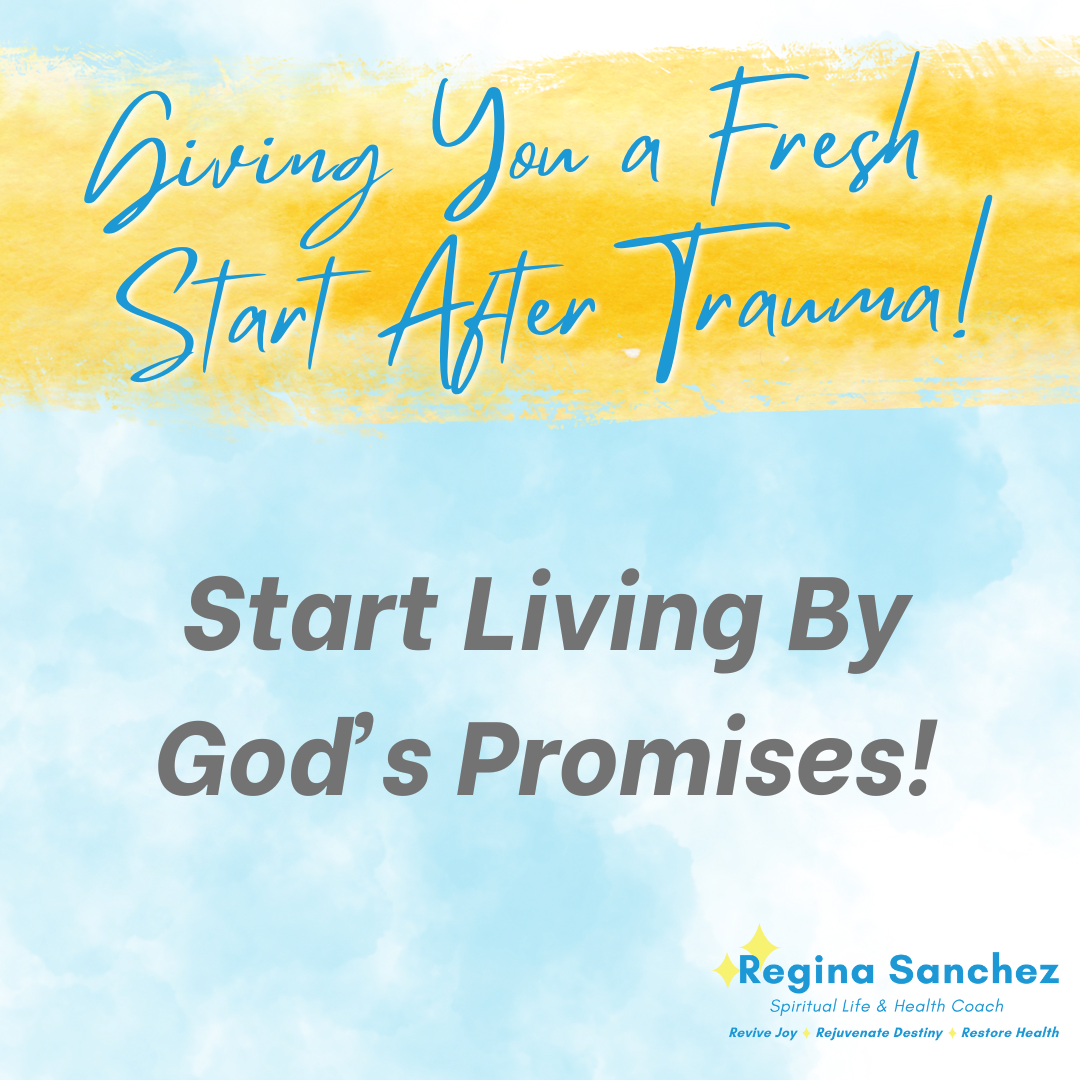 Giving You a Fresh Start After Trauma! Walk in Peace & Joy! Be Free Emotionally!
