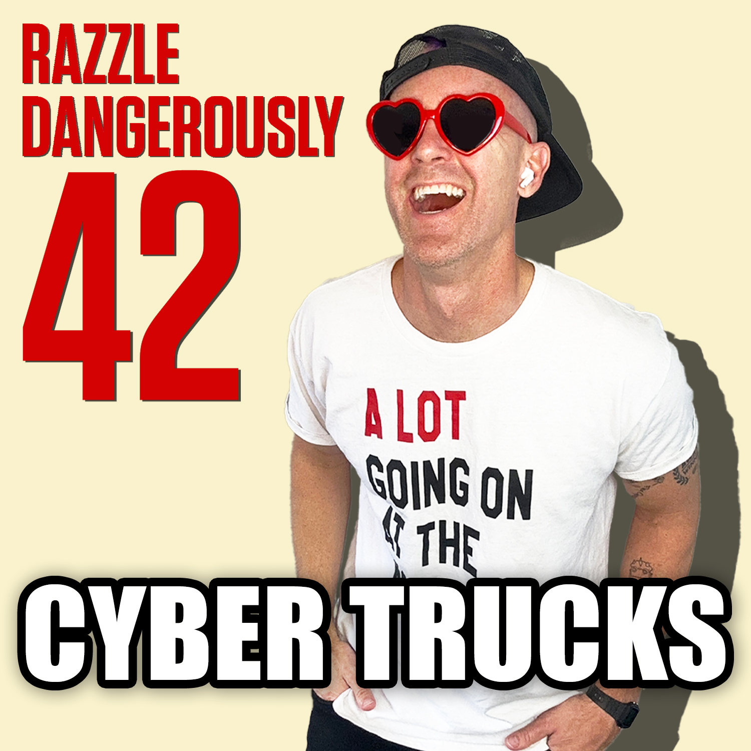 Cyber Trucks and a Car Driving Through My House