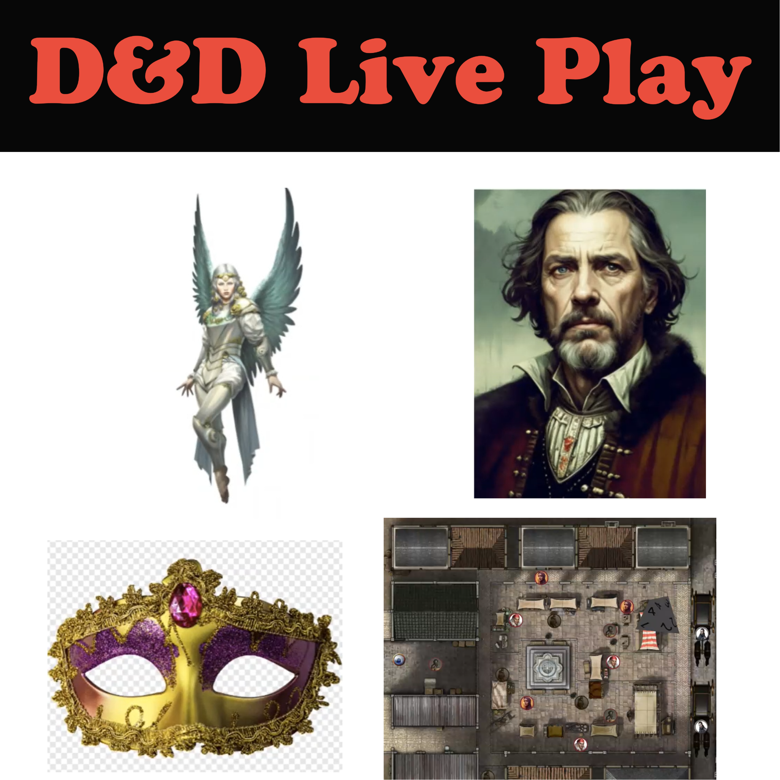 D6G Pip 175: D&D Live Play S12: Khassan:  Coaches, Auctions, & Masks