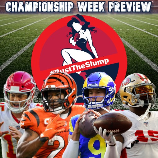 2022 AFC & NFC Championship Game Previews / Predictions | Rams-49ers & Bengals-Chiefs