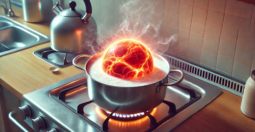 Leche hirviendo y gigantes rojas.