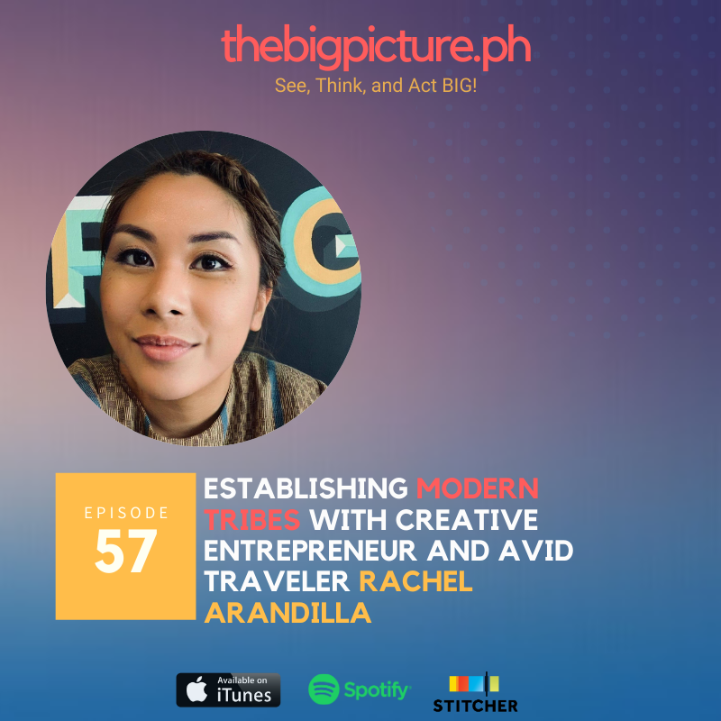 #57: Establishing Modern Tribes with Creative Entrepreneur and Avid Traveler Rachel Arandilla