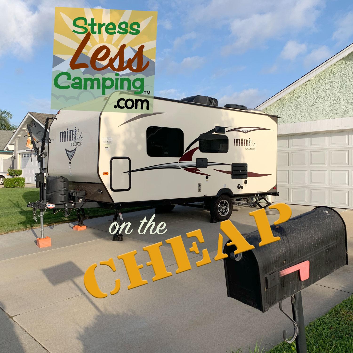 StressLess Camping on a budget - ways to save money on the road