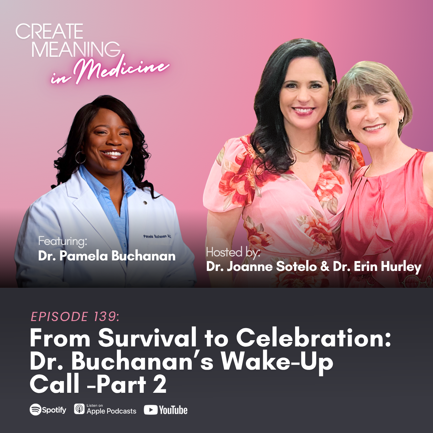 139. From Survival to Celebration: Dr. Buchanan’s Wake-Up Call Part 2 139. From Survival to Celebration: Dr. Buchanan’s Wake-Up Call Part 2