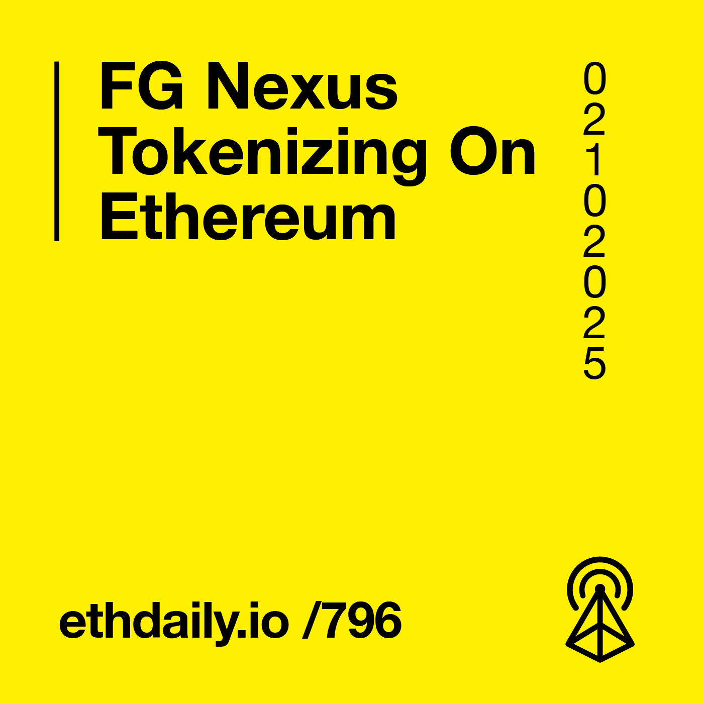 FG Nexus Tokenizing On Ethereum