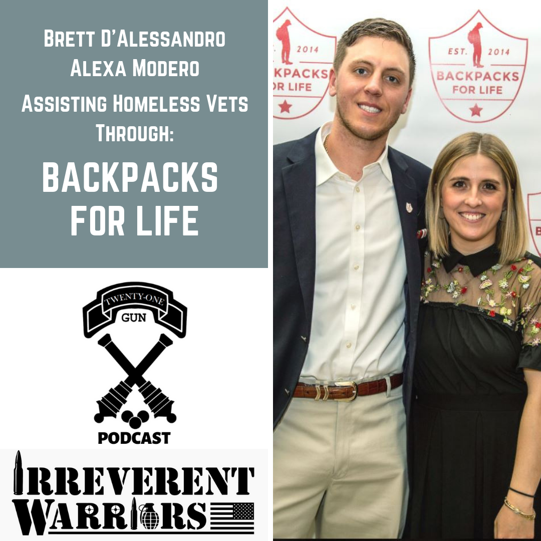 #14 Marine Brett D'Alessandro and Alexa Modero - Backpacks For Life