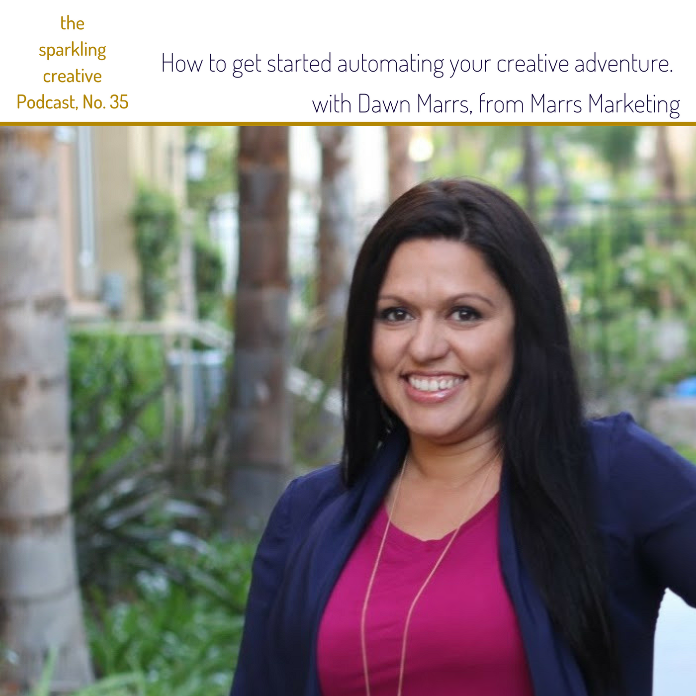 Episode 35: how to get started automating your creative adventure  with Dawn Marrs
