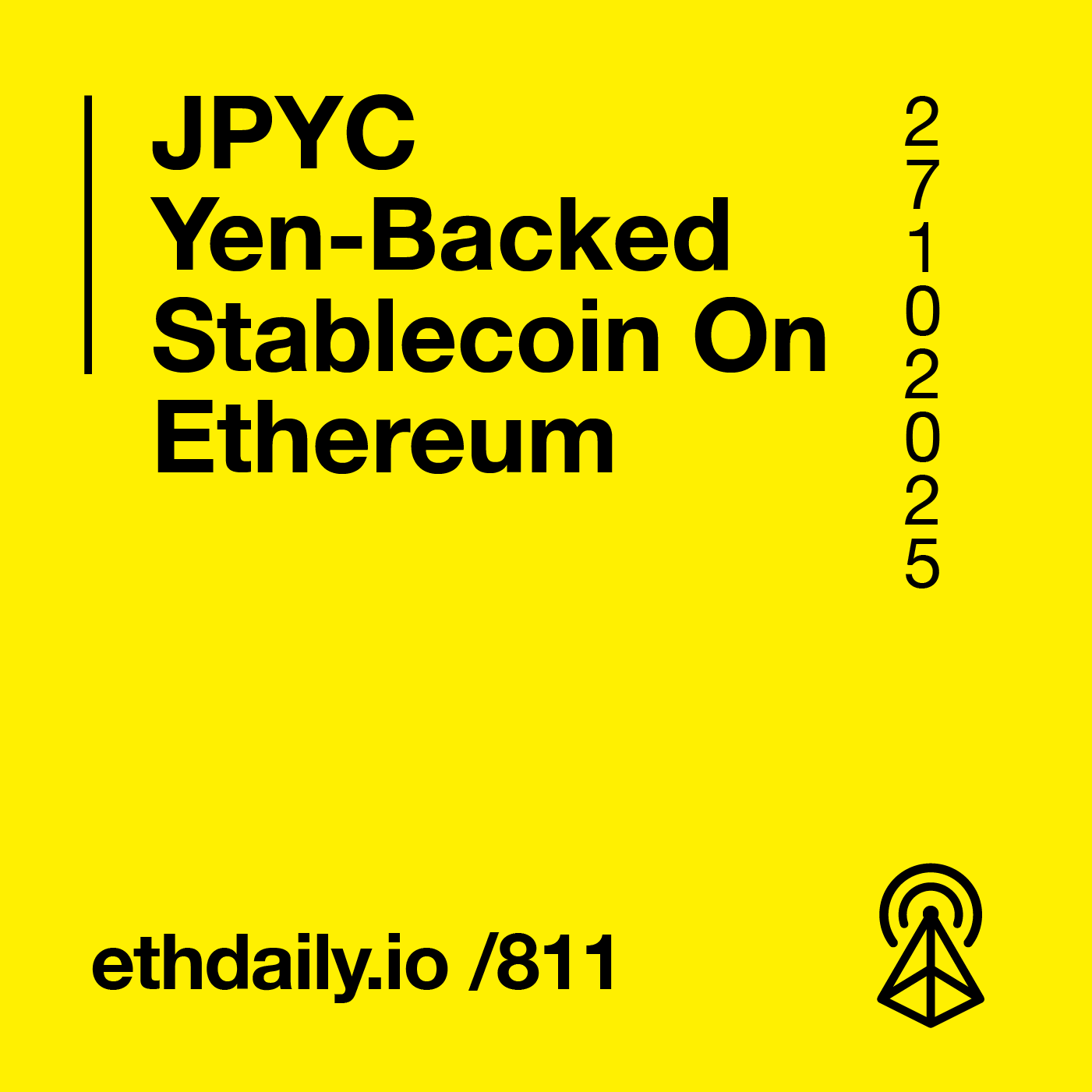 JPYC Yen-Backed Stablecoin On Ethereum JPYC Yen-Backed Stablecoin On Ethereum