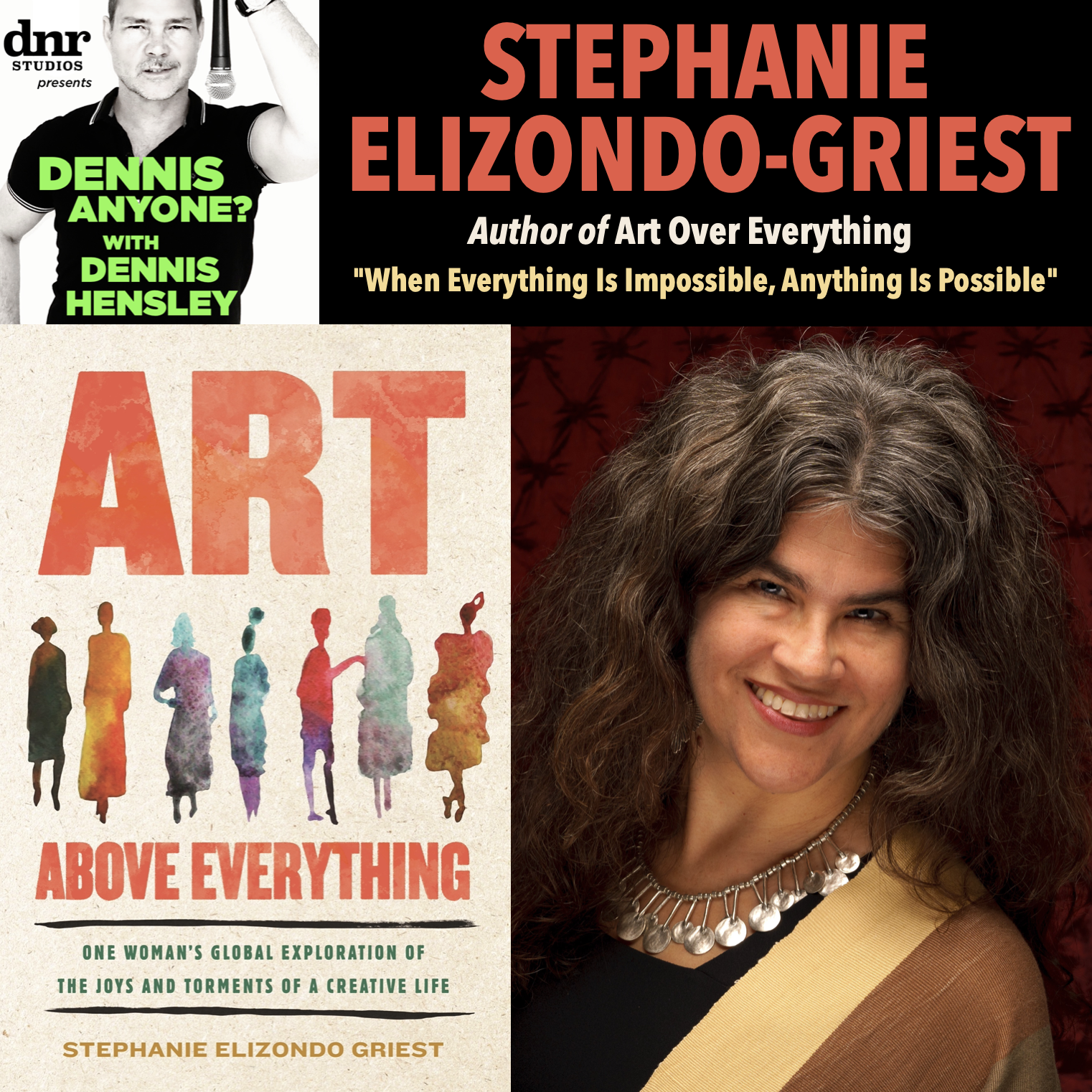 Author Stephanie Elizondo Griest (Art Above Everything): 