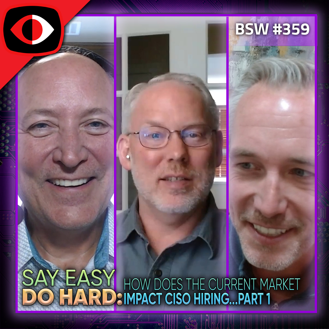 cover of episode Say Easy, Do Hard - Job Search Strategies for CISOs - Part 1 - Merlin Namuth, Brad Rager - BSW #359