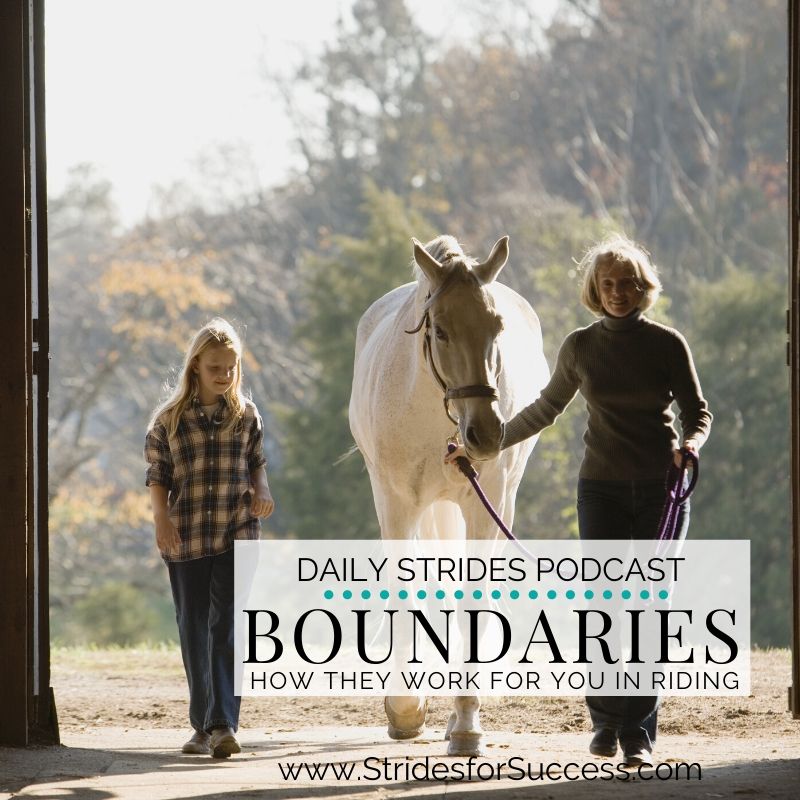 Boundaries; How They Work for You In Your Riding