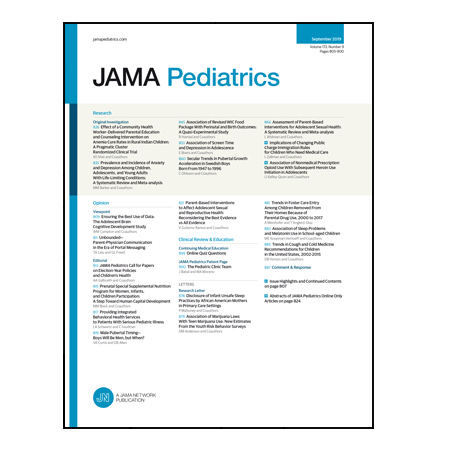 JAMA Pediatrics Editors\' Summary