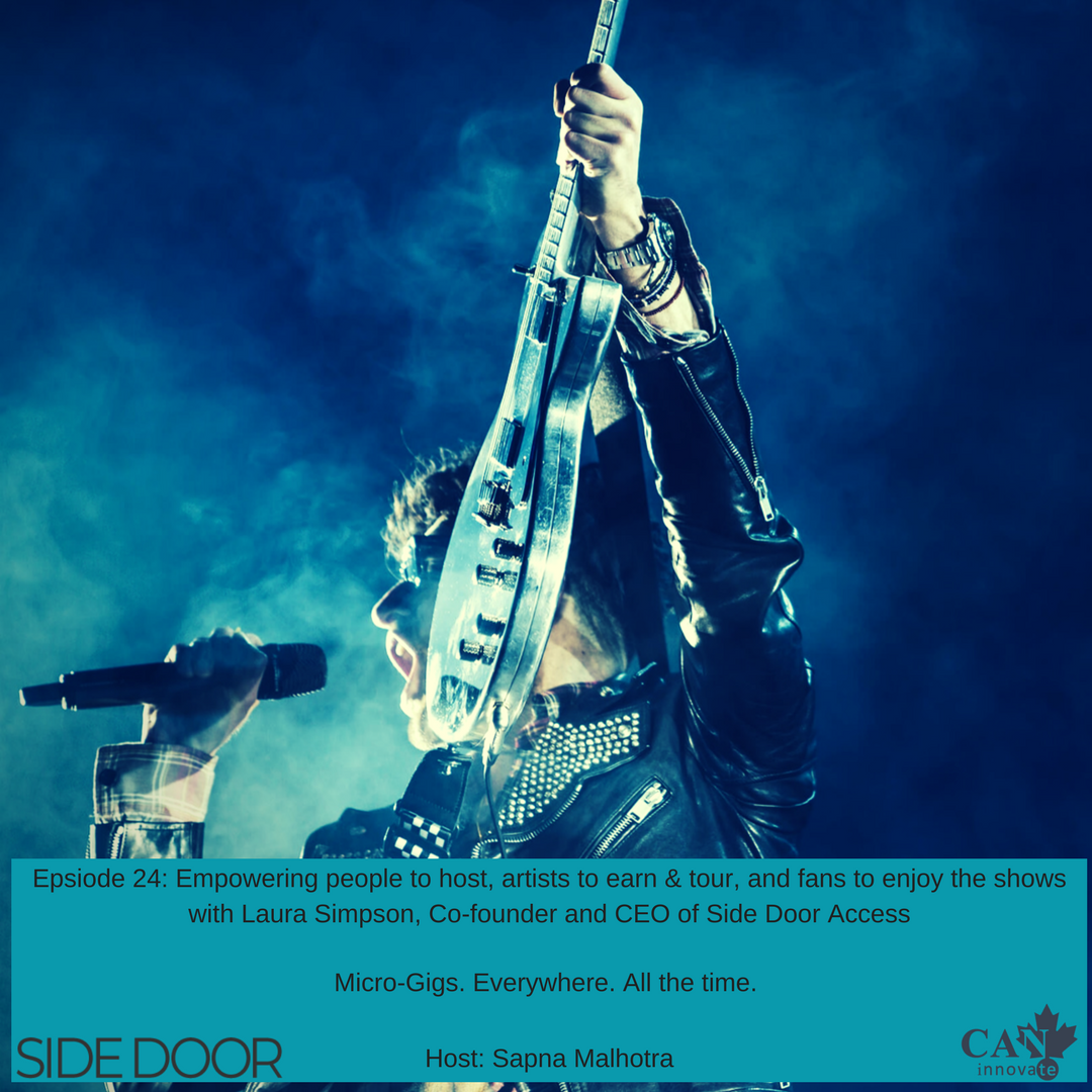 E24: Empowering people to host, artists to earn & tour, and fans to enjoy the shows with Laura Simpson, Co-founder and CEO of Side Door Access
