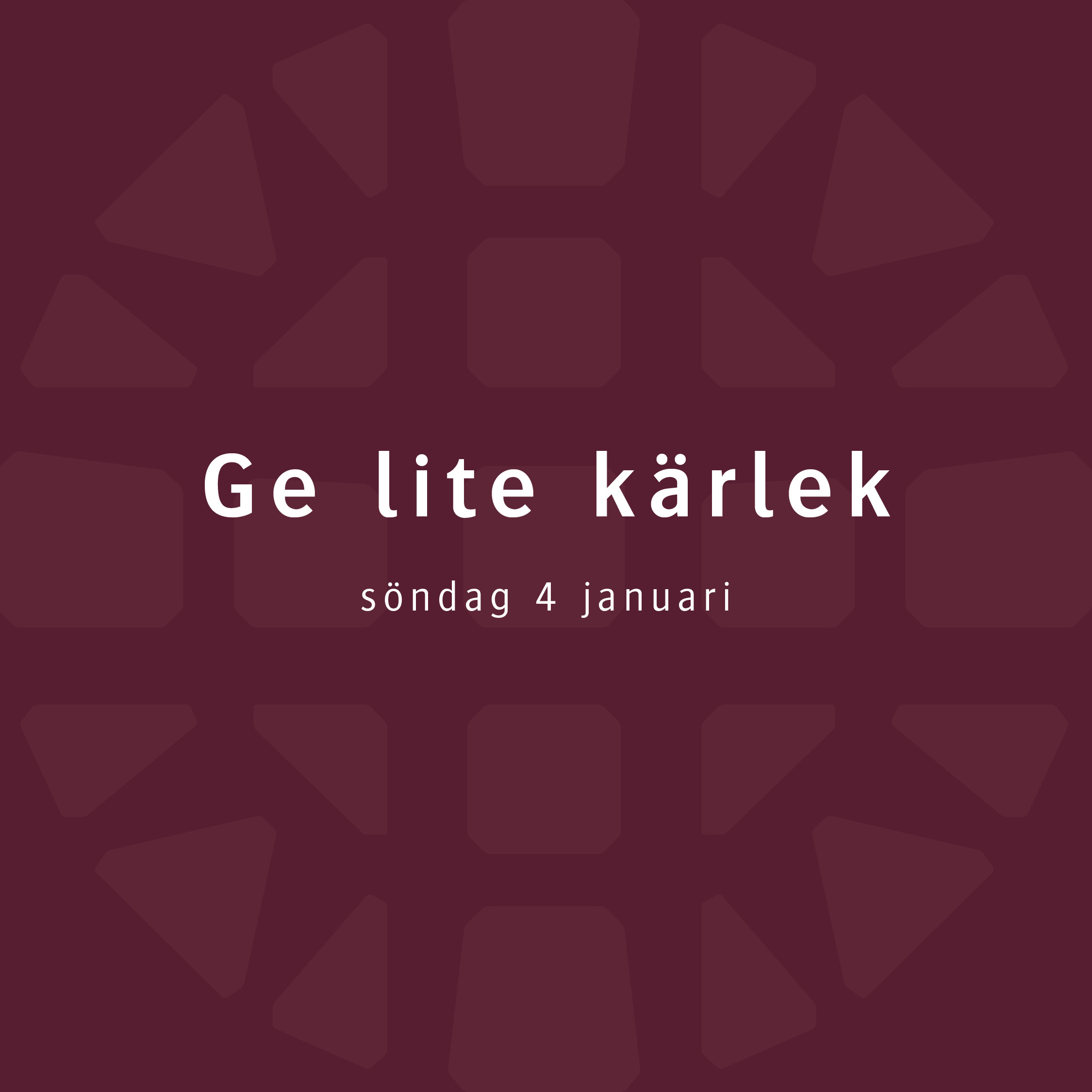 Ge lite kärlek – Robert Eriksson
