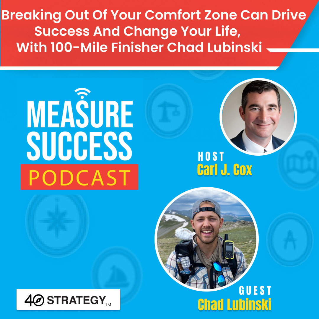 cover of episode How breaking out of your comfort zone can drive success and change your life, with 100-mile finisher Chad Lubinski