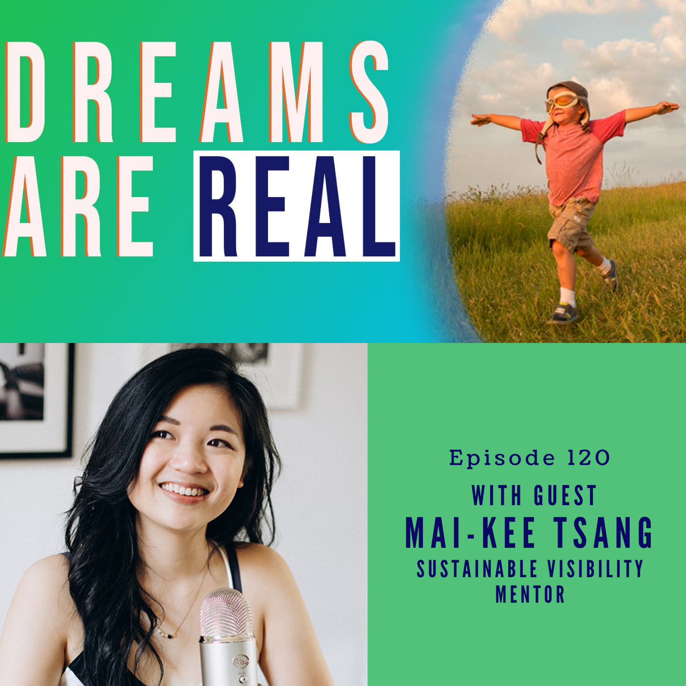 Ep 120: Discovering the path to Sustainable Visibility™  with Podcast Guesting Strategist Mai-kee Tsang