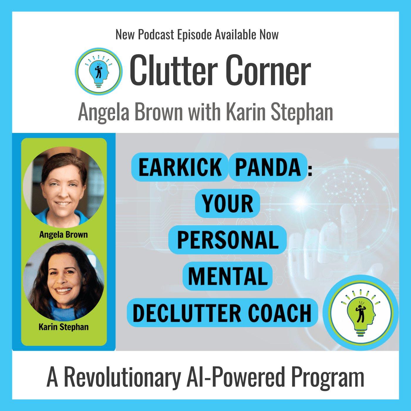 EarKick Panda Your Personal Mental Declutter Coach with Karin Stephan