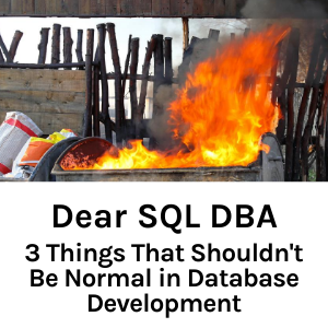 Dear SQL DBA
