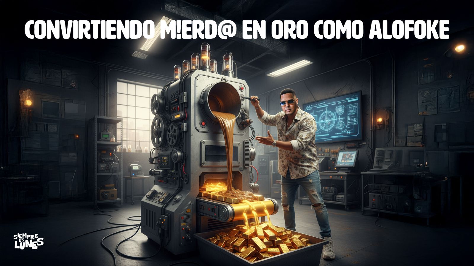 Convirtiendo mierda en oro como Alofoke