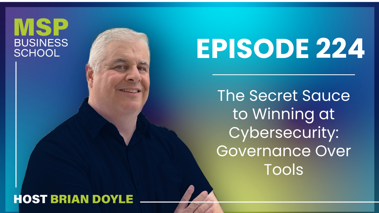 cover of episode The Secret Sauce to Winning at Cybersecurity: Governance Over Tools