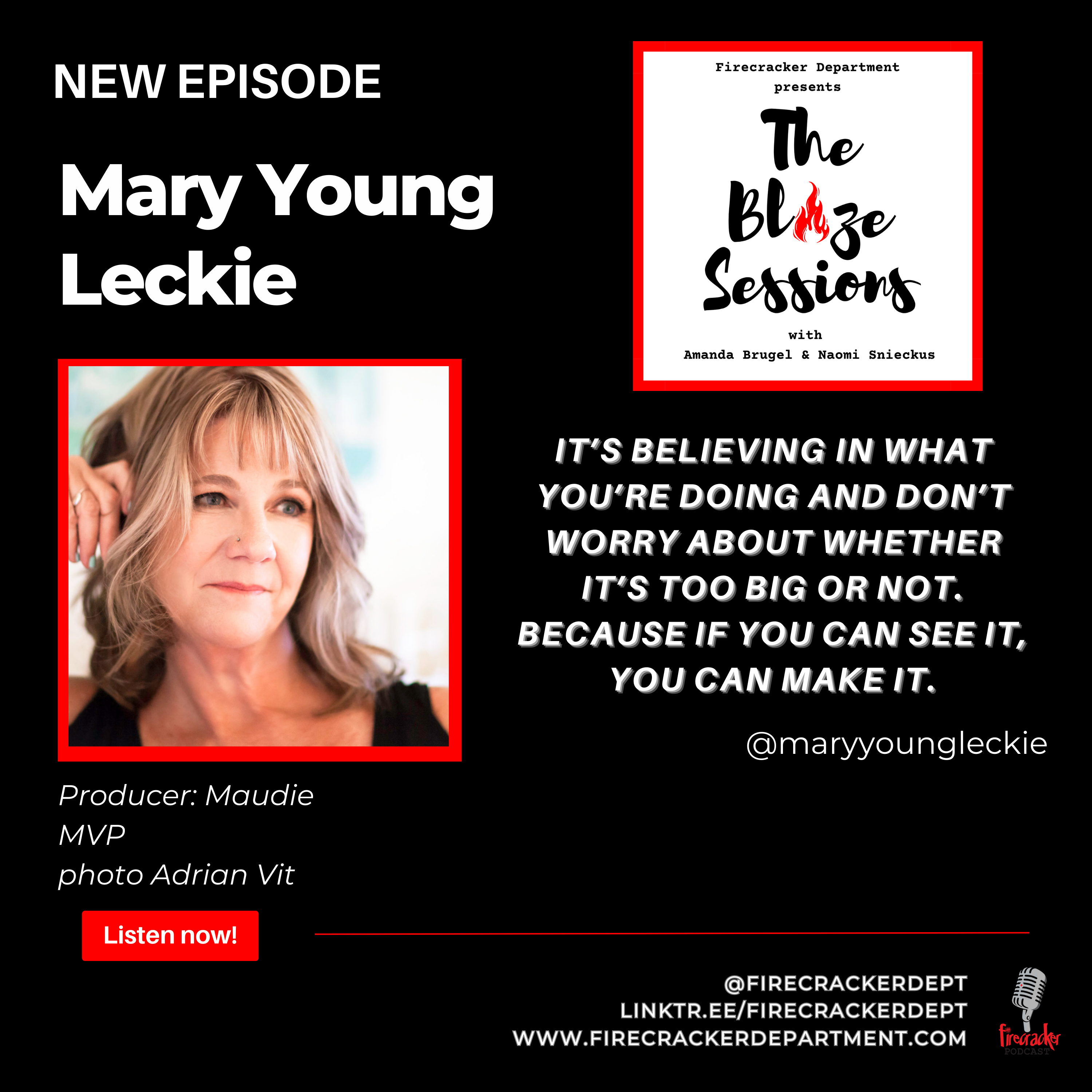 Mary Young Leckie lives for her lightbulb moments