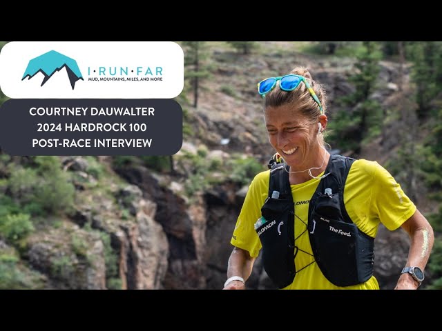 Courtney Dauwalter, 2024 Hardrock 100 Champion, Interview