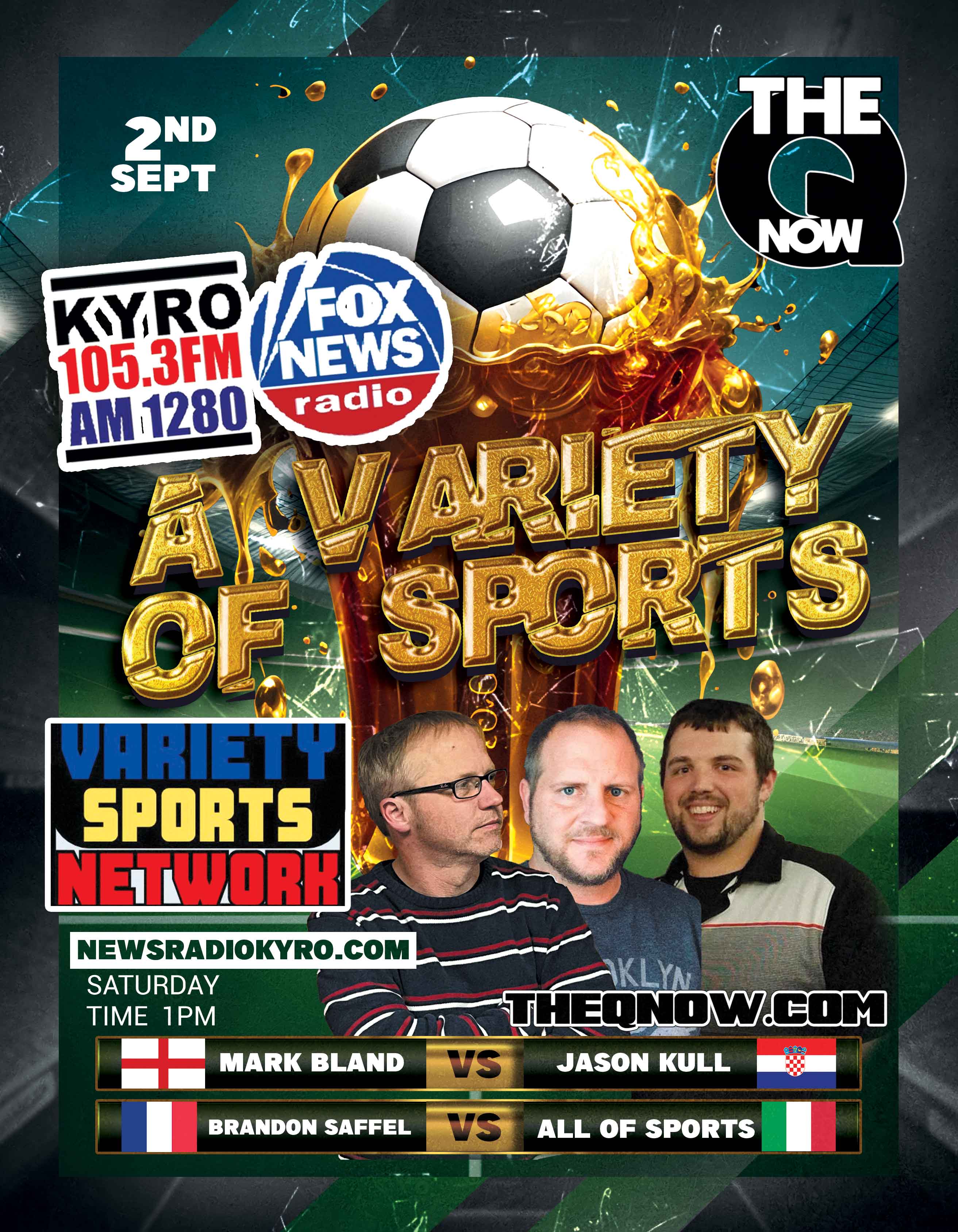 The Qnow - 566 - A Variety of Sports