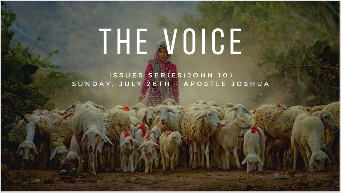 The Voice John 10 Intimacy Series Pastor Joshua Kennedy