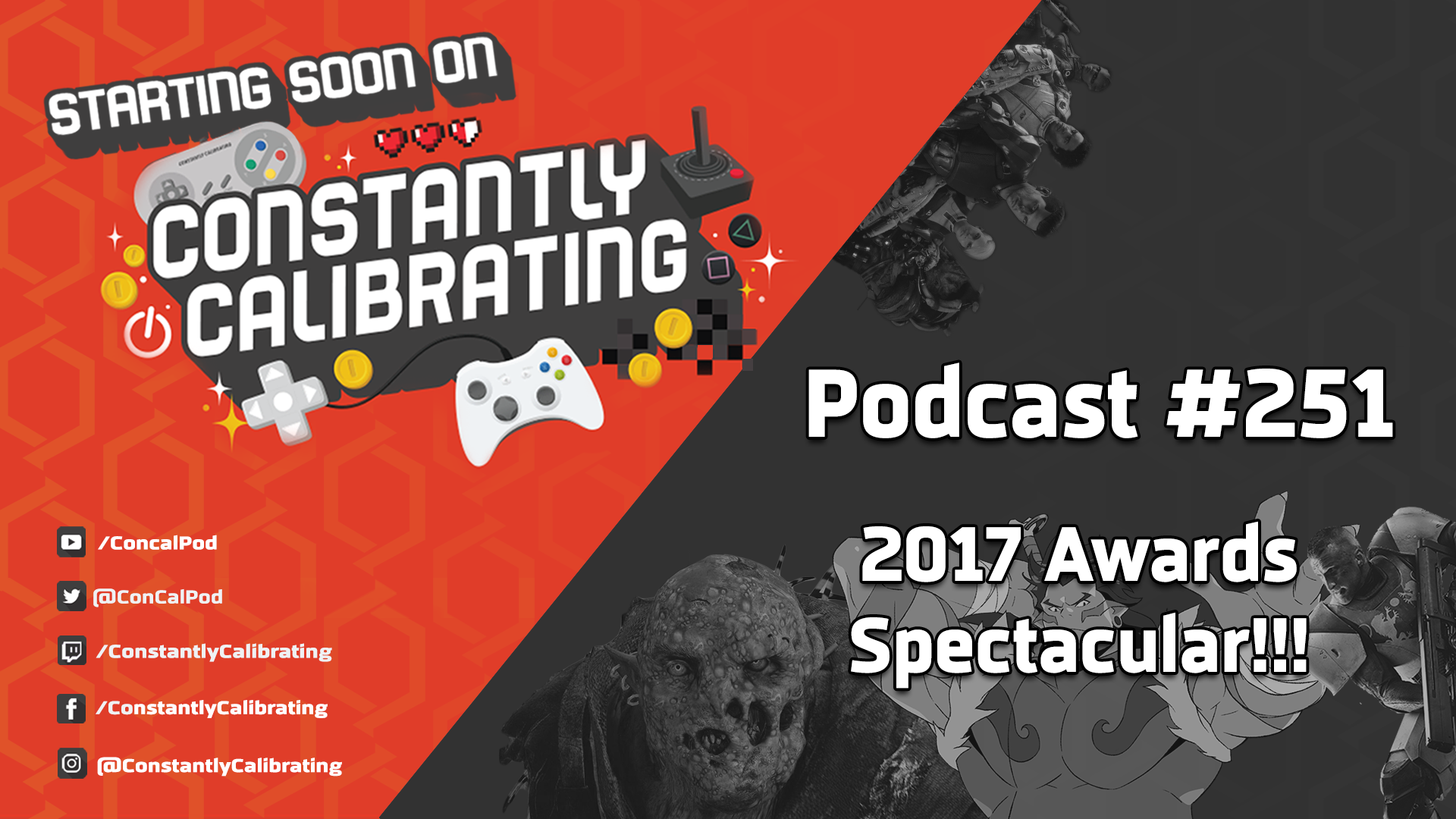 Calibrating 2017 Awards Show Spectacular