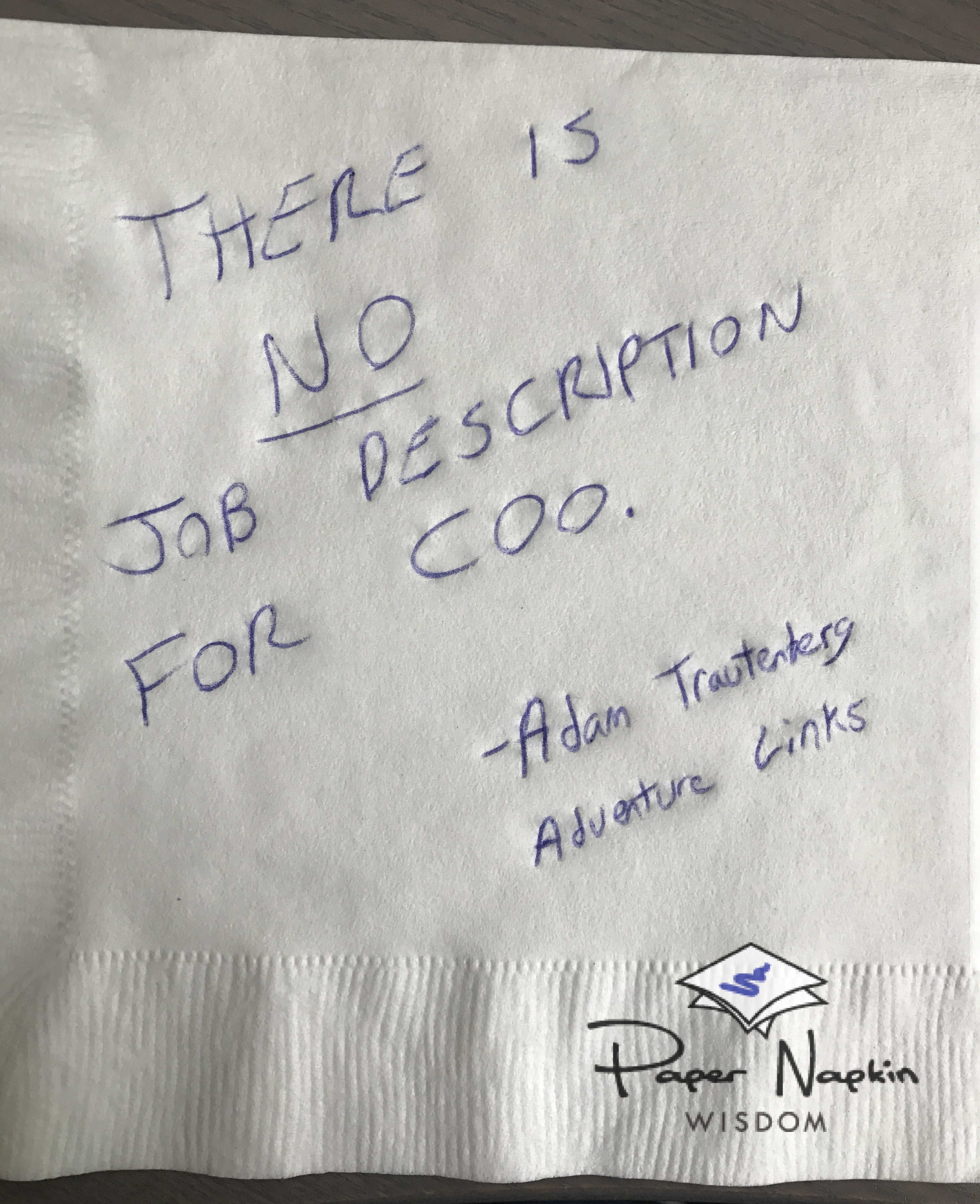 LBS 5: There’s no job description for COO – Adam Trautenberg