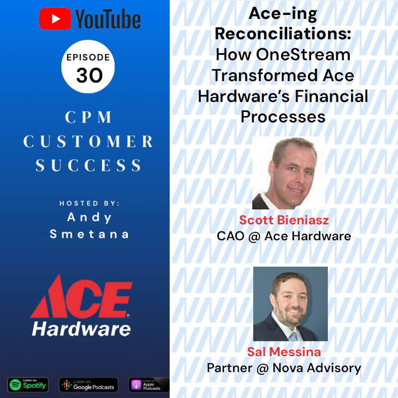 OneStream CPM Customer Success: Tips for Office of Finance Executives on their Corporate Performance Management journey