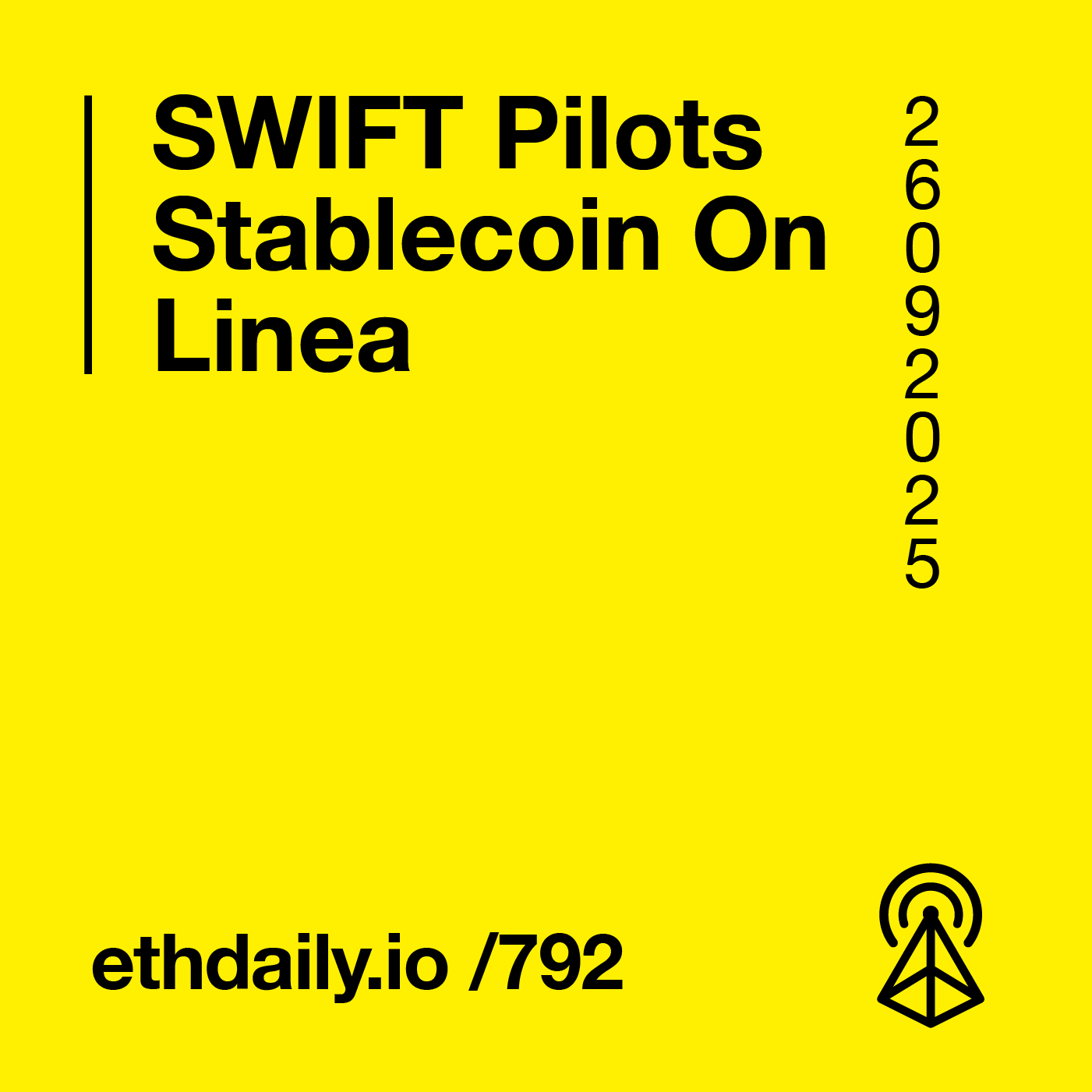 SWIFT Pilots Stablecoin On Linea