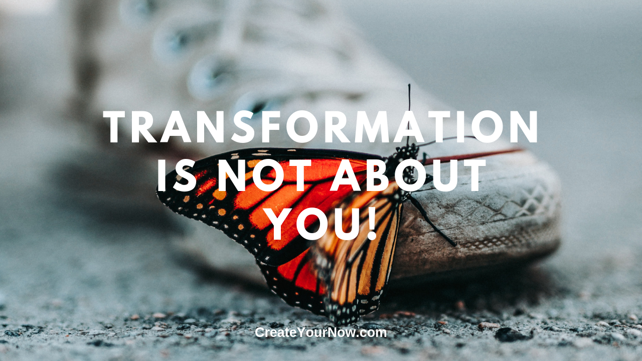 1682 Transformation Is Not About You!