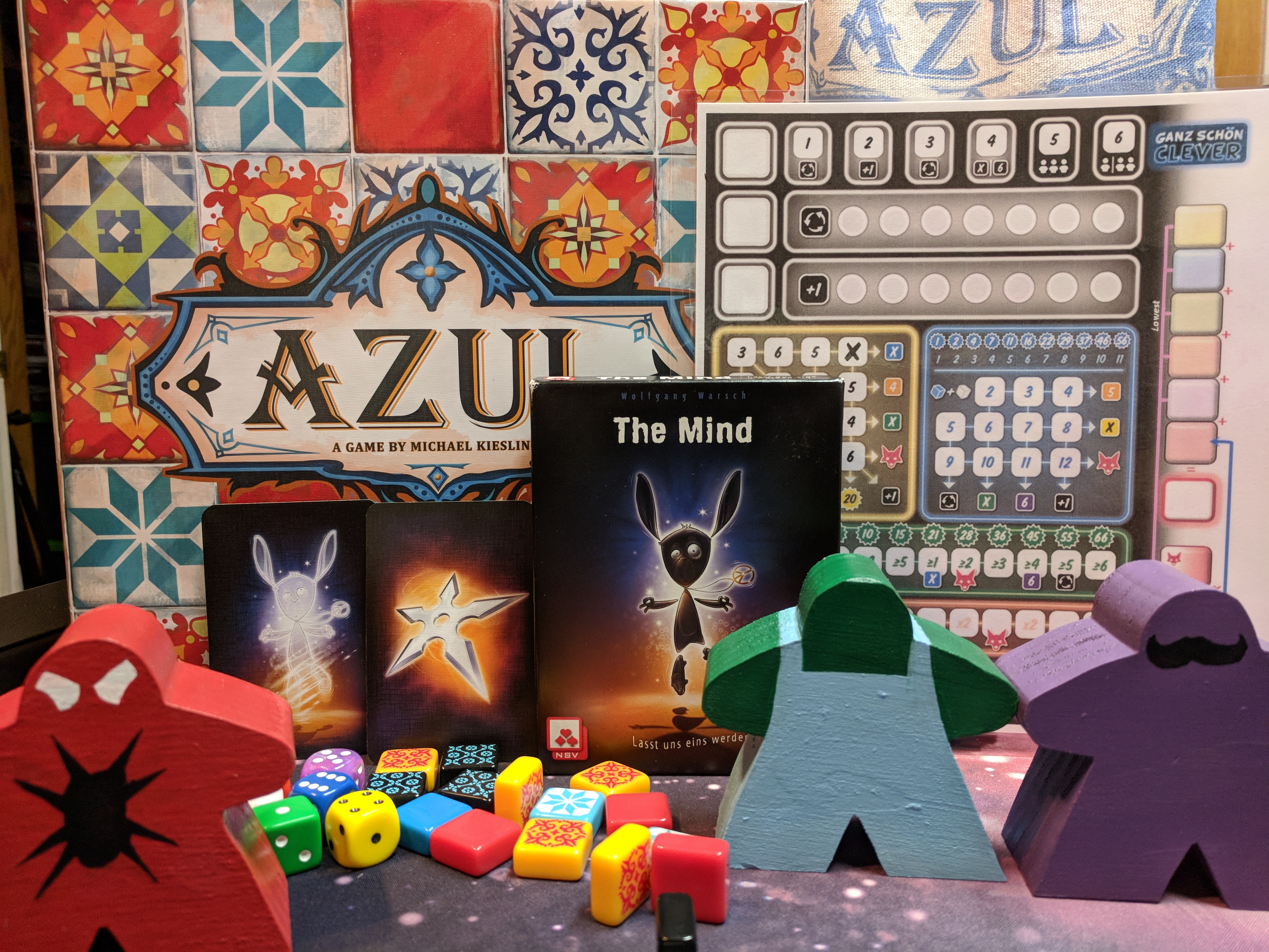 MN 0219 Spiel des Jahres Nominees including In Depth Look at Ganz Shon Clever, The Mind, and Azul