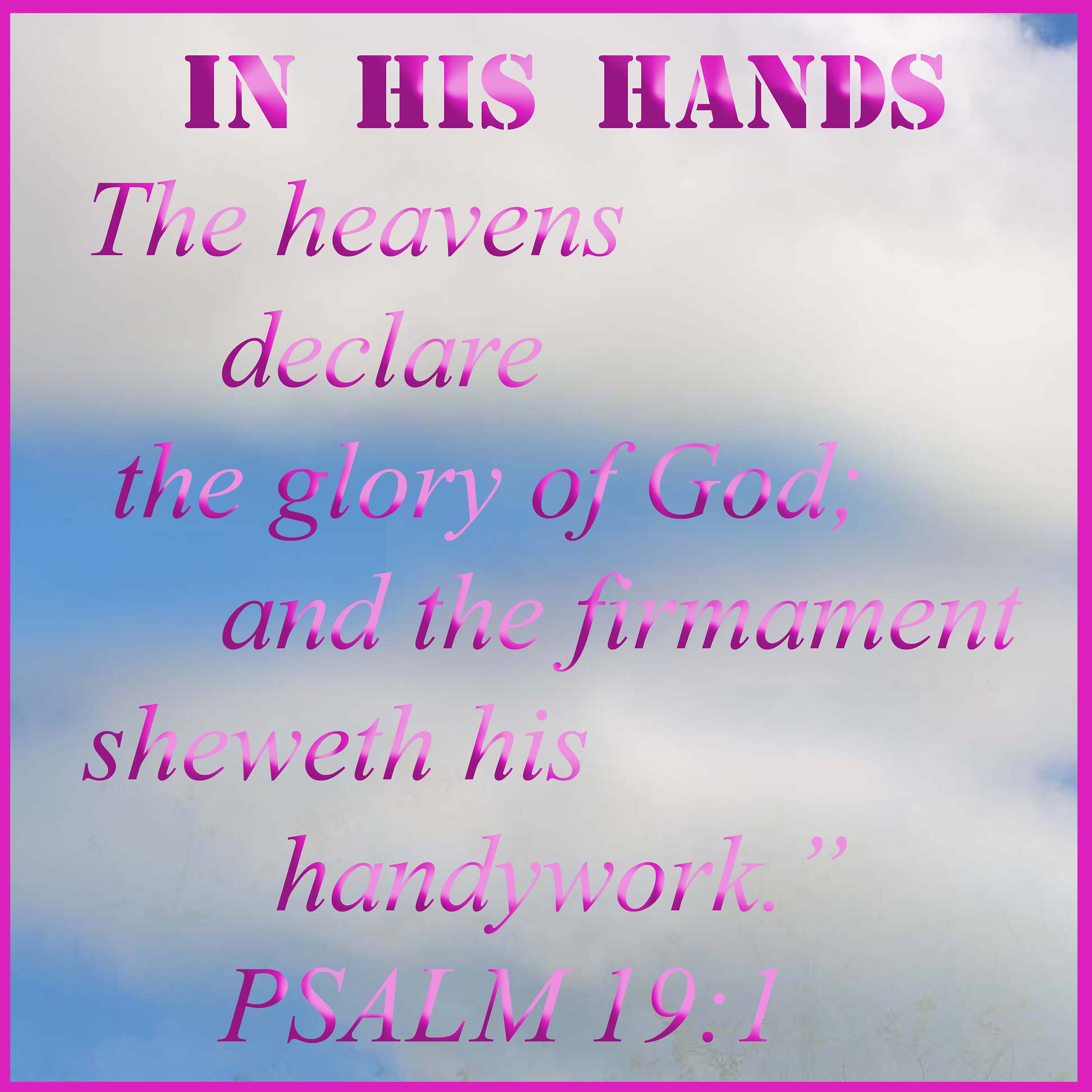 In His Hands