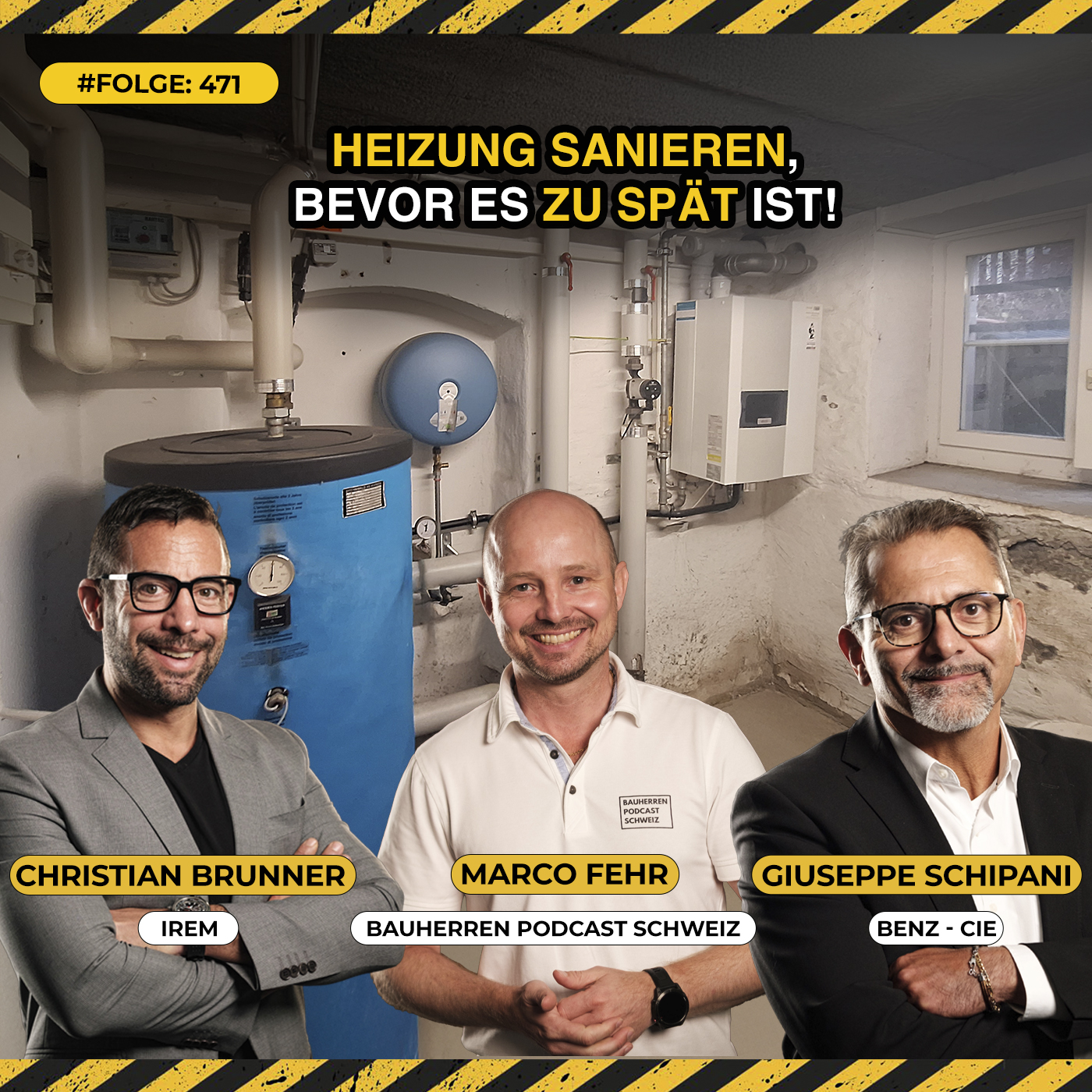 Abschaffung Eigenmietwert 01.01.2028: Heizungssanierung und Steuervorteile richtig nutzen mit Giuseppe Schipani Benz-CIE AG und Immobilien-Experte Christian Brunner #471